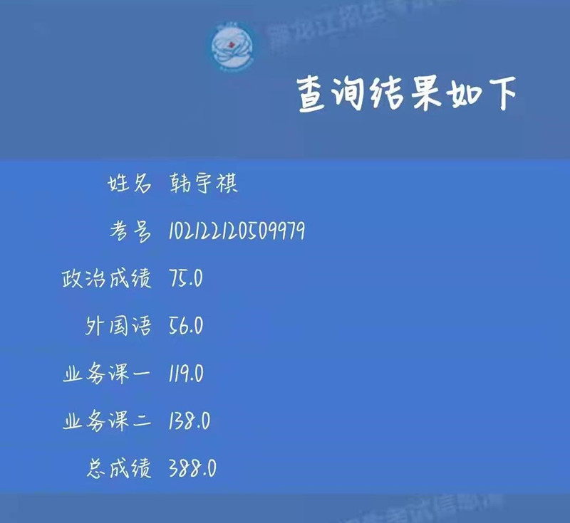 【考研榜樣】韓宇祺：“認(rèn)定了一件事情去做就好了”