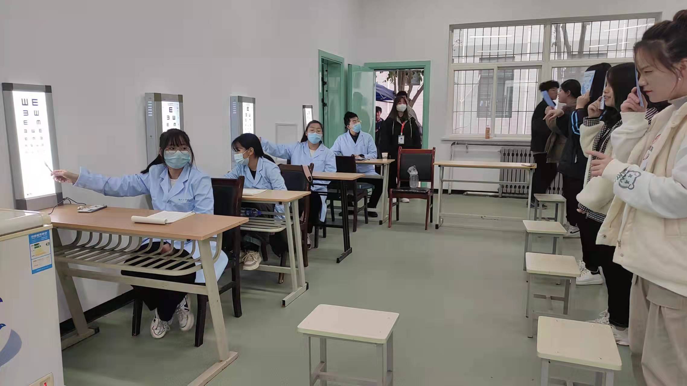 【體育部】順利完成2021年度全院學(xué)生視力檢測(cè)