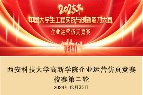 西安科技大學高新學院2025年中國大學生工程實踐與創(chuàng)新能力大賽企業(yè)運營仿真賽項校內選拔賽圓滿落幕