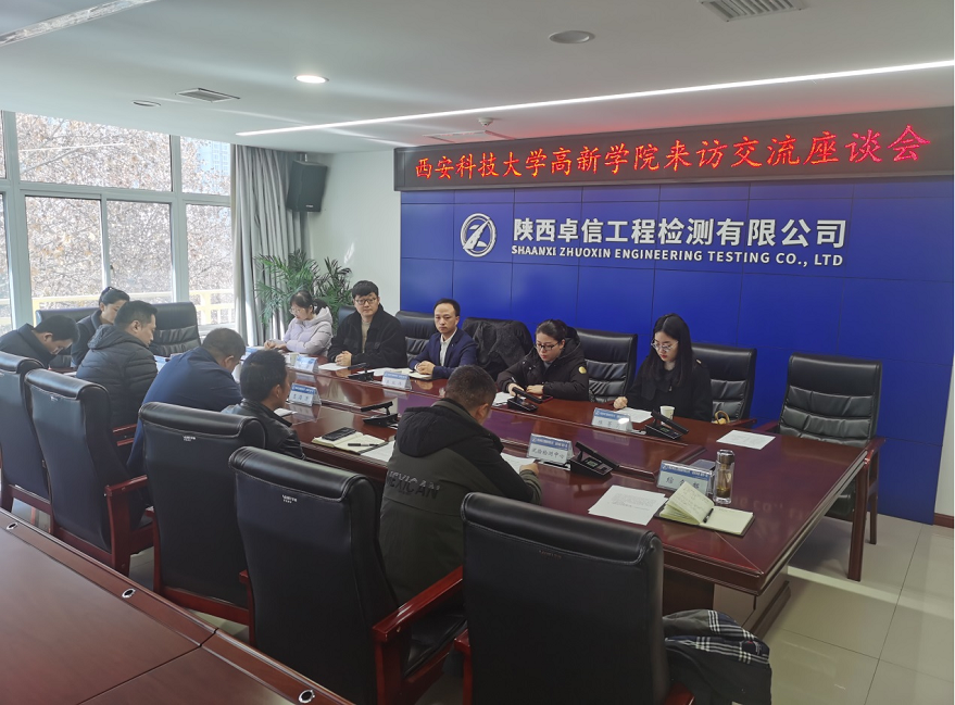 【校企合作】城市建設(shè)學(xué)院赴陜西卓信工程檢測有限公司進(jìn)行訪企拓崗活動(dòng)